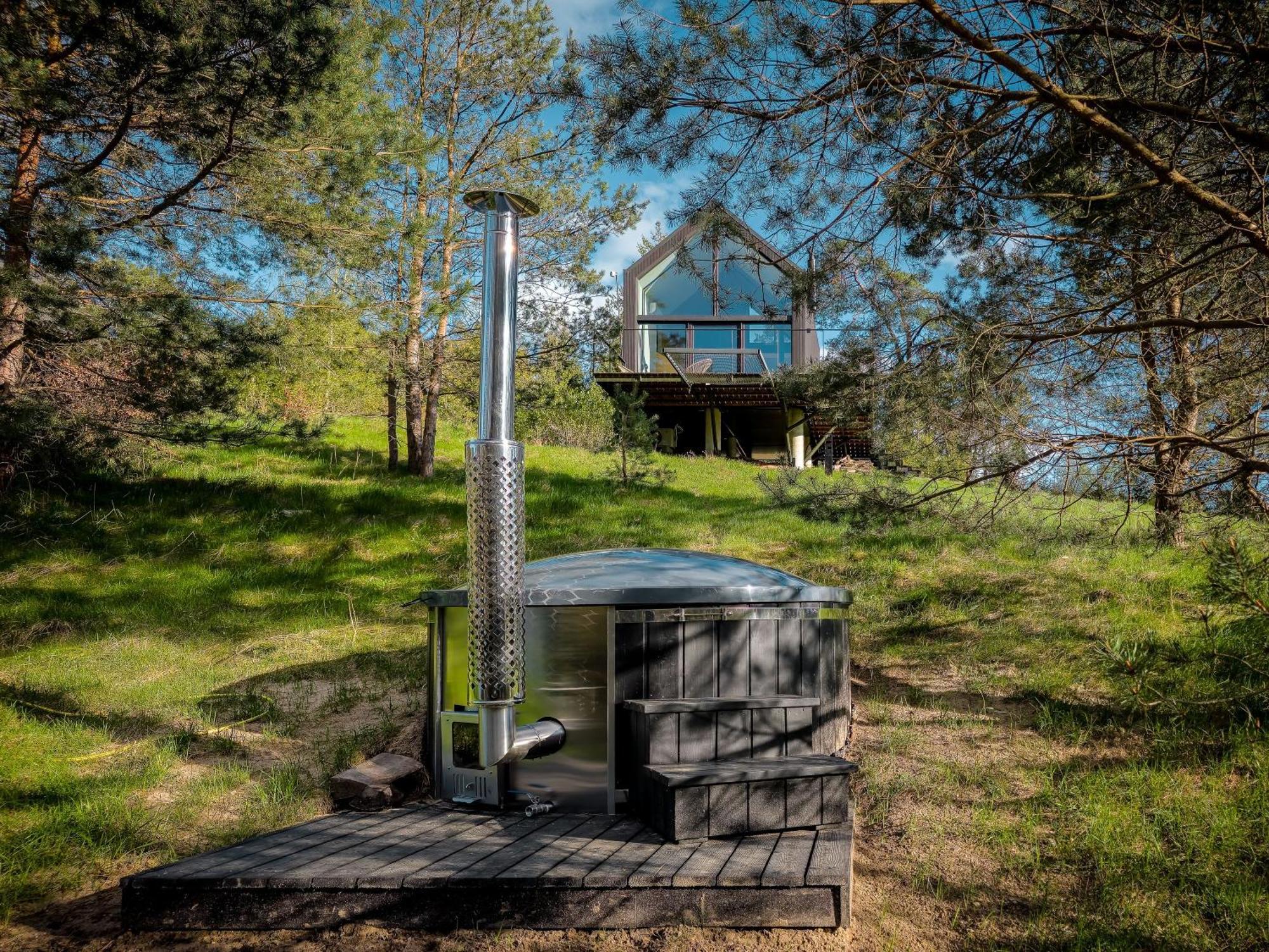 Dom Pod Klonem Na Kaszubach Villa คอชเชียซือนา ภายนอก รูปภาพ
