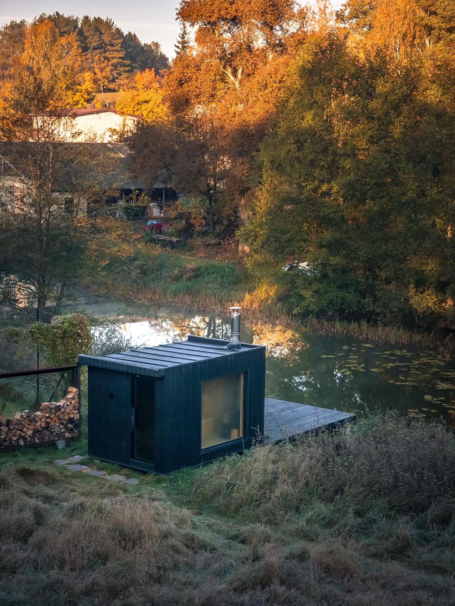 Dom Pod Klonem Na Kaszubach Villa คอชเชียซือนา ภายนอก รูปภาพ