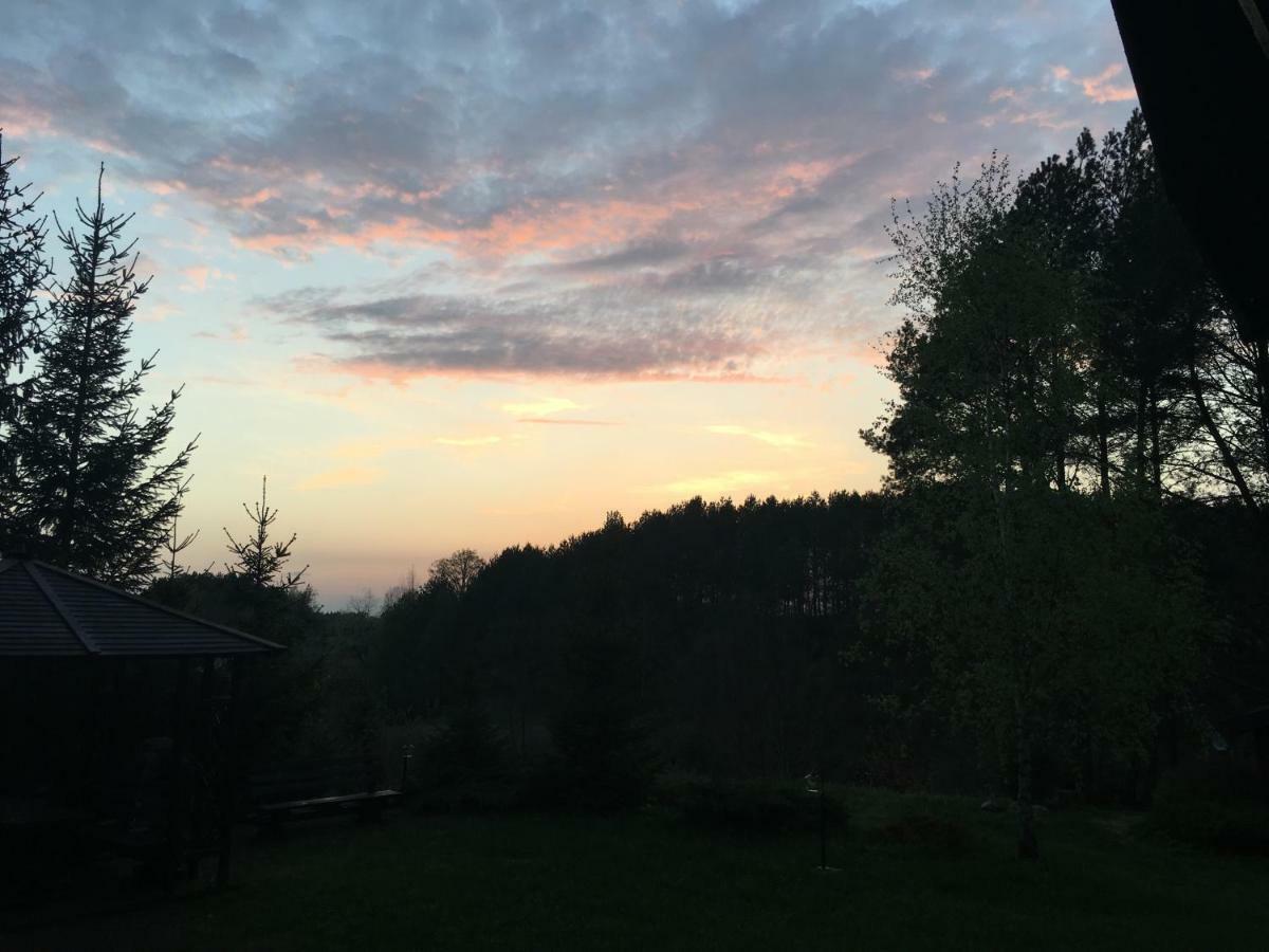 Dom Pod Klonem Na Kaszubach Villa คอชเชียซือนา ภายนอก รูปภาพ